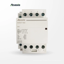 AOASIS AOCT-63 4p 63a 220V coil ac modular contactor automatic operated 4NO